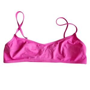 Solid & Striped The Elsa Hot Pink Bikini Swim Top